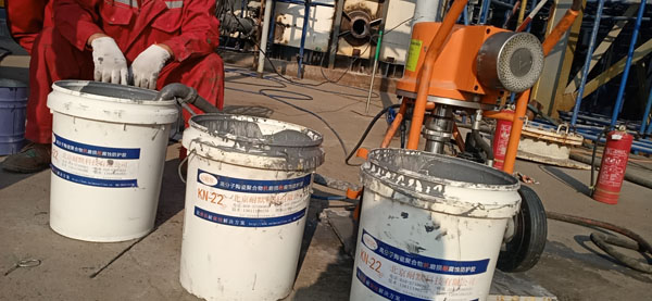 脫硫塔防腐耐磨型鱗片膠泥 脫硫塔防腐耐磨型鱗片膠泥